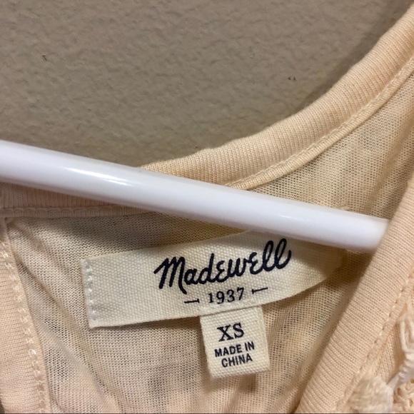 Madewell Crochet Scallop Edge Top - Picture 4 of 8